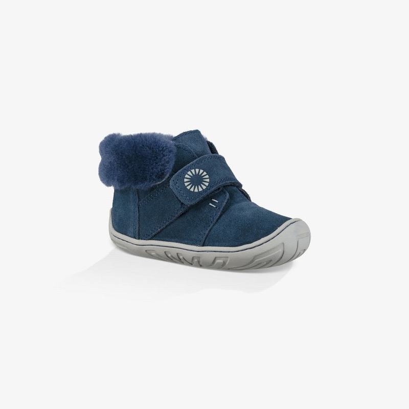 Bottes UGG Jorgen Fille Bleu Marine Soldes 927HQZJW